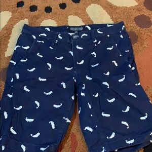 Whale printed shorts